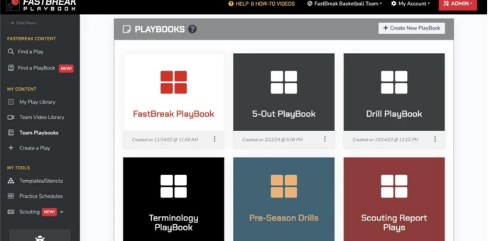 keeping your basketball playbook organized